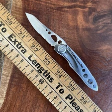 Leatherman Skeletool KBX Pocket Knife w/ Bottle Opener, SILVER!