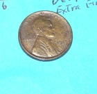 1916 S   WHEAT CENT   VERY FINE -EXTRA FINE #4
