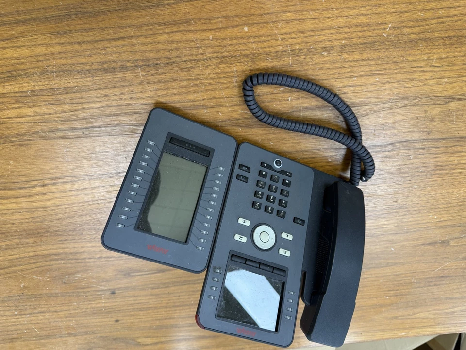 🔥НОВЫЙ AVAYA J179 D03A 700513569 С JEM24 IP 32 ЛИНИИ ЦВЕТ ТЕЛЕФОНА КОБАЛЬТОВЫЙ ЧЕРНЫЙ - Изображение 4 из 4