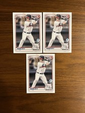 Lot of 3x JESSE FRANKLIN V 1st 2020 Bowman Draft Paper BRAVES RC 1st Edition