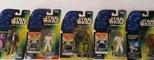 Kenner Carded Star Wars Figures Bundle x 5 vintage c1997 -Han Solo Chewbacca Etc