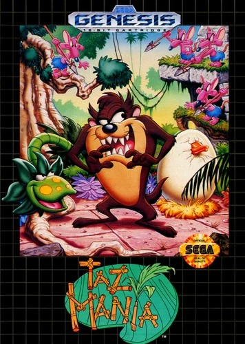 Taz-Mania For Sega Genesis Vintage