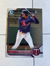 Carlos Aguiar 2022 Bowman Chrome Prospect #BCP-1 Minnesota Twins