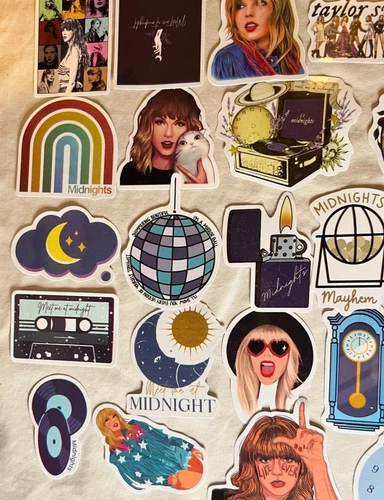 100 Stück Taylor Swift Aufkleber Party Gastgeschenke, Wasserflasche, Deko, Musik - Bild 9 von 9