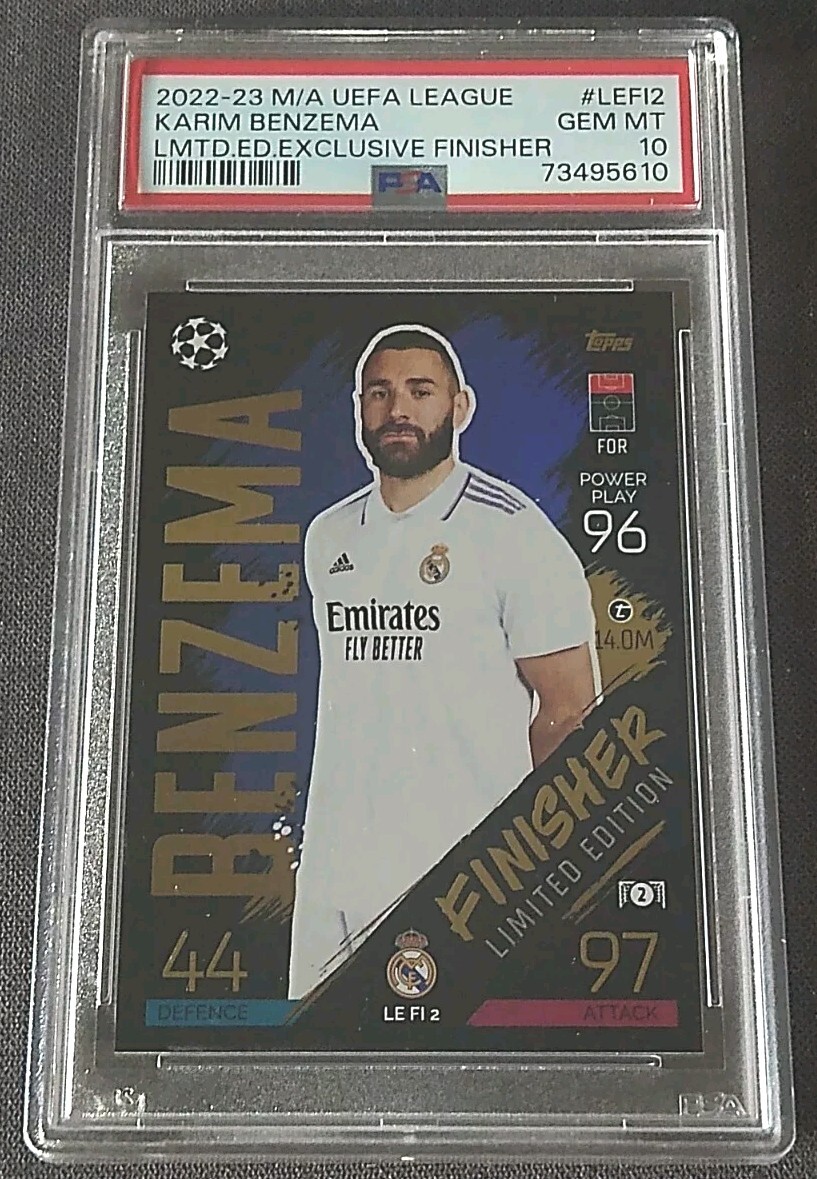 2022-23 topps Match Attax UEFA CL Karim Benzema Exclusive