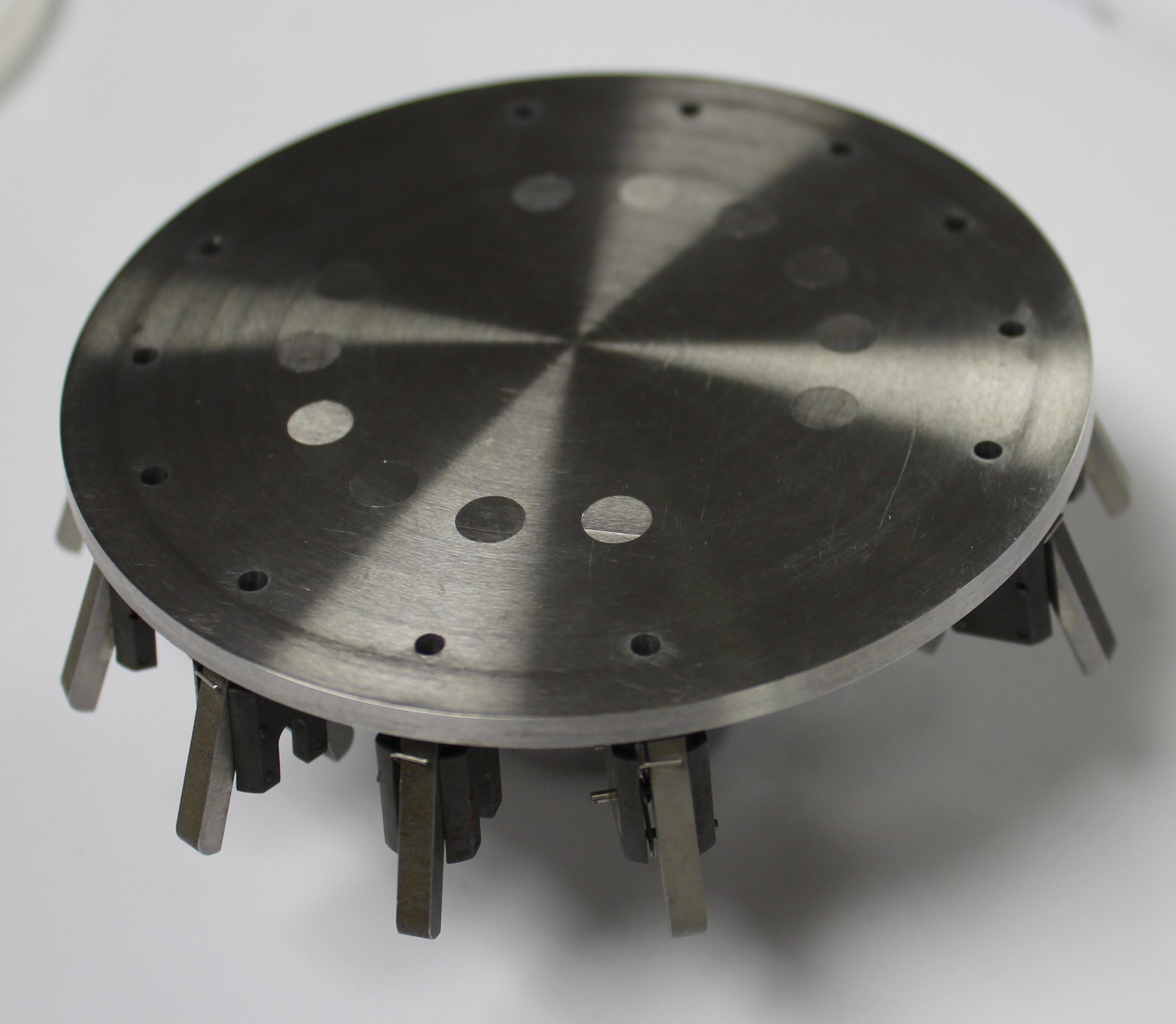 Fiber Optic Optics 12 Position Polishing Disc Plate Machine Part Tested Working
