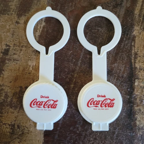 VTG NOS Coca Cola Bottle Cap Recapper Plastic Unused New Old Stock Set of 2