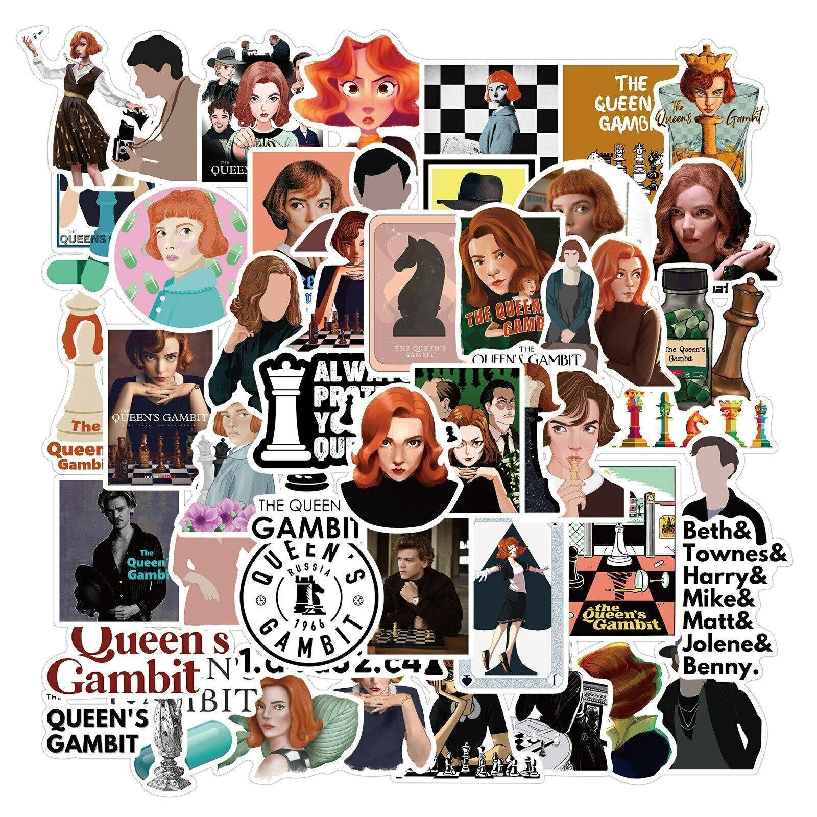 The Queens Gambit Stickers for Sale