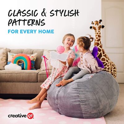 Creative QT Stuff 'n Sit XL Bean Bag Storage Cover for Stuffed