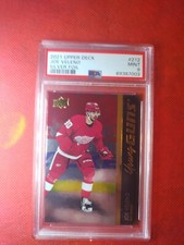 JOE VELENO 2021 UPPER DECK YOUNG GUNS SILVER FOIL RC DETROIT RED WINGS PSA 9