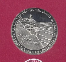 2005 S Proof JEFFERSON NICKEL - OCEAN VIEW REVERSE
