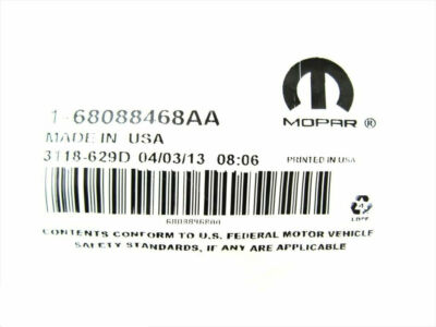 CHRYSLER 38751-A Front Grille Emblem Nameplate