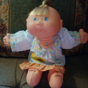 1988 Mattel Blue Eyes Blonde Hair Cabbage Patch Doll Ebay