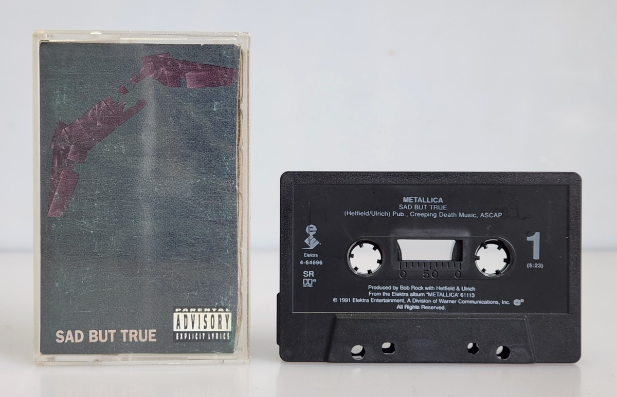 Metallica - Sad But True 1993 Elektra 4-64696 Cassette Tape | eBay