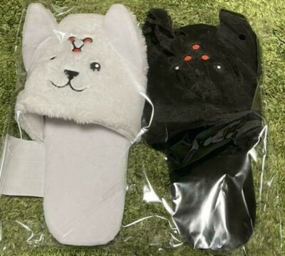 Jujutsu Kaisen Divine Dogs Gyokuken Room Shoes Slippers White Black Free  Size