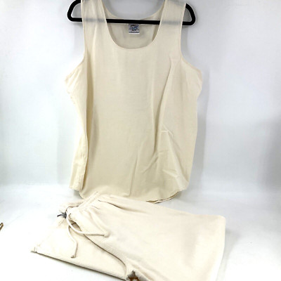Oringinal Club West 100% Cotton Pre Shrunk 2 pc Outfirt Top Pant Drawstring LN