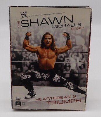 Shawn Michaels WWE Pro Wrestling 3 Disc DVD Set Wrestler HOF 2007