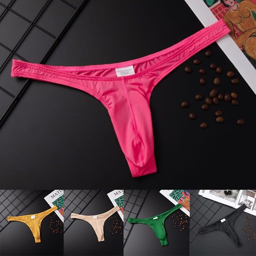 Perizoma Uomo In Seta Di Latte Con Stampa Leopardata - Faringoto G-string Vita Bassa, Morbido Ed Elastico. Ideale Per Tutti I Giorni, Sport O Occasioni Speciali. - 2