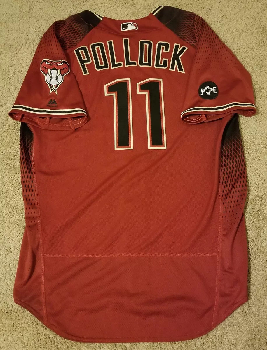 A.J. Pollock 2016 Arizona Diamondbacks Team Issued Jersey MLB Authenticated