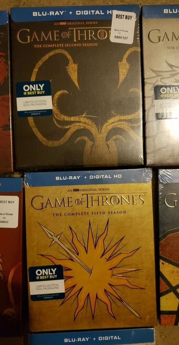 Game of Thrones Season 1-7 Best Buy SIGIL COMPLETE Blu-ray
