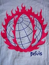 RARE PELVIS GLOBAL MELTDOWN T-SHIRT WHITE LARGE NWB&T 
