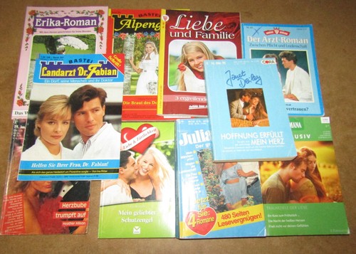17 Romane Liebe Arzt Heimat Familie... 10 Romanhefte oder Taschenbände -  po179
