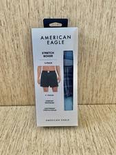 Men's American Eagle AEO Stretch Boxer Shorts Medium 32-34 Waist Lot Of 3 New