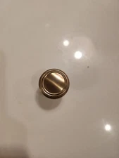 Set of 7 Top Knobs Cabinet Brixton Rimmed Knob 1 1/4 Inch Honey Bronze