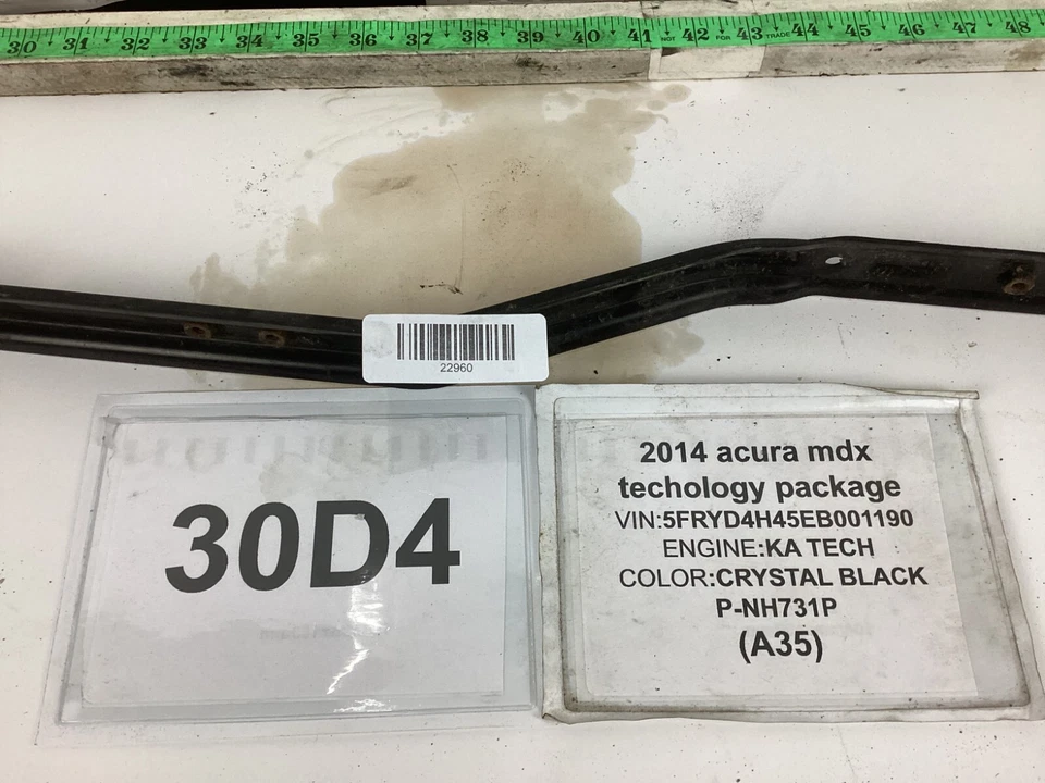 2014-2015 Acura MDX Center Radiator Support Bracket Brace OEM - Image 3 of 4