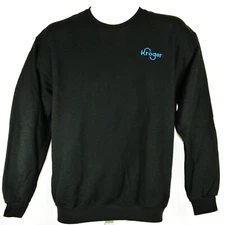 KROGER Grocery Store Employee Uniform Sweatshirt Black Size M Medium NEW
