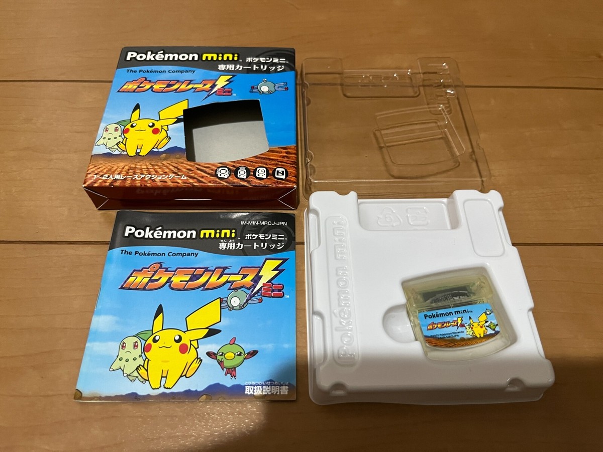 Pokemon Race mini Game With Box and Manual Pokemonmini | eBay