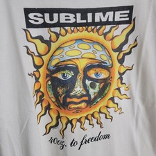 2006 Sublime 40oz To Freedom Music Band Concert T-Shirt Men  s XL White Y2K