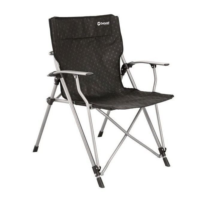 Outwell Goya Foldable Folding Lightweight Portable Camping Arm Chair (Black)