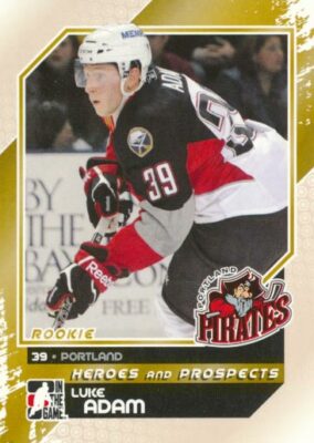 2010-11 ITG Heroes & Prospects #143 LUKE ADAM - Portland Pirates