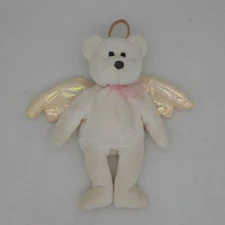 Ty Beanie Babies Halo The Angel Bear Beanbag Plush Stuffed Animal Toy
