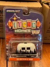 Greenlight 1:64 Hitched Homes 1961 Airstream Bambi w/ Forest Mural