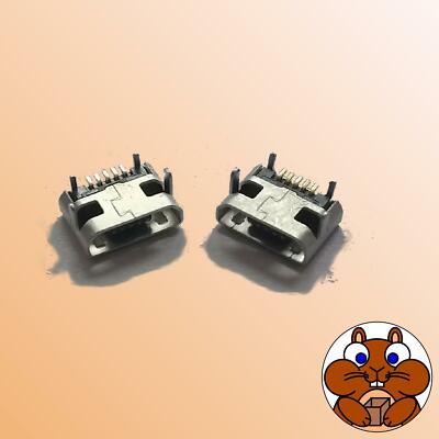 2x Micro B USB Buchse 5 Pin Einbaubuchse Ladebuchse Handy Tablet Mini SMD RG1/1