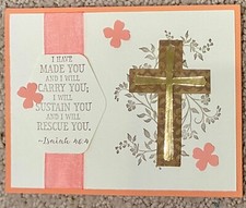 Crosses of Hope Easter sympathy friendship card kit of 10 made with Stampin’ Up!