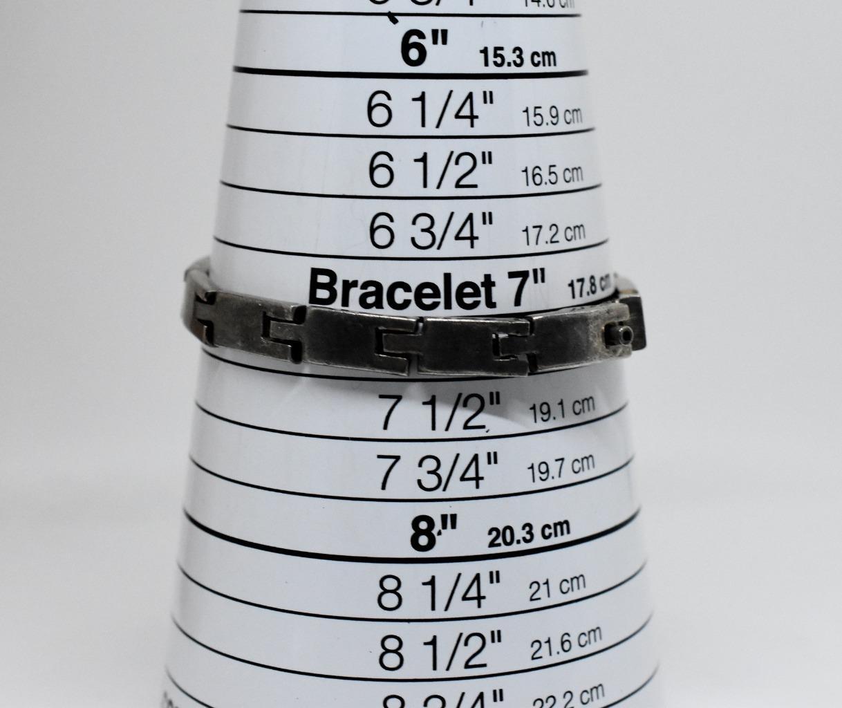 Vintage Mexico Heavy Rectangular Hinged Panel 925… - image 1