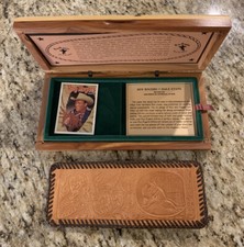 NEW ROY ROGERS DALE EVANS WALLET BILLFOLD IN CEDAR BOX FROM THE RR MUSEUM RARE