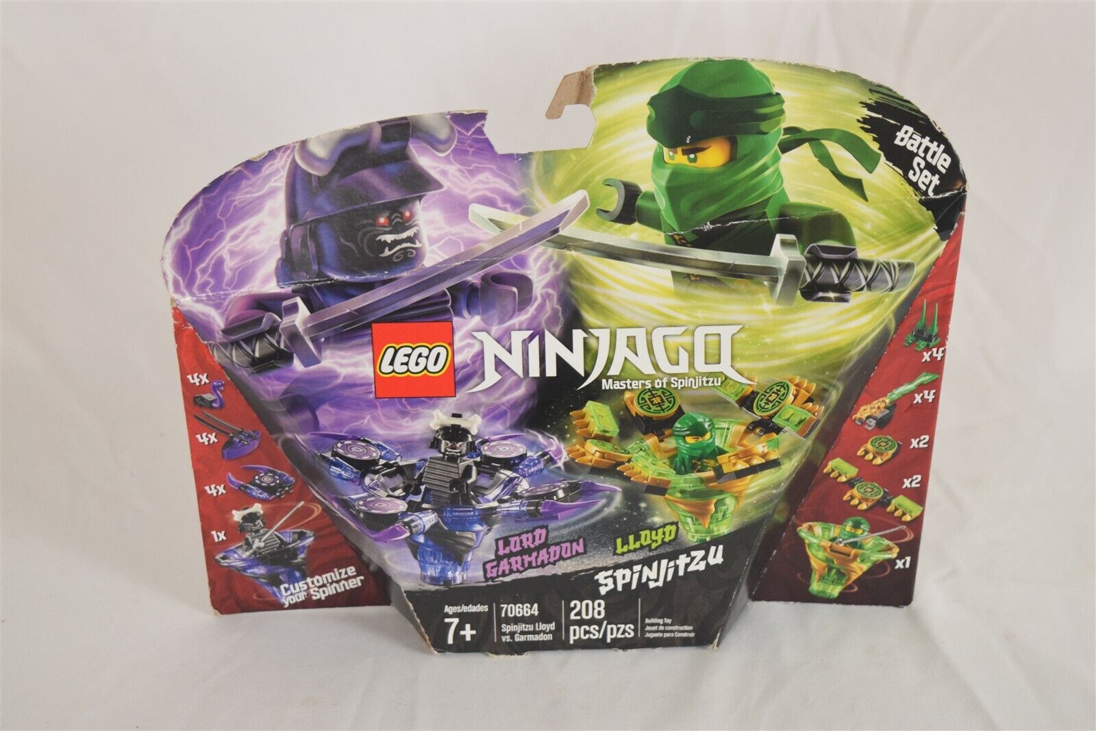 LEGO Ninjago Masters of Spinjitzu 70664 Lord Garmadon Lloyd 208 Pcs Figure for sale online