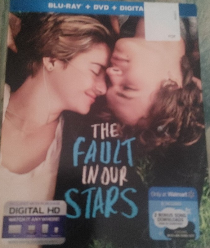 The Fault in Our Stars (Blu-ray/DVD, 2014) VERY GOOD Estate Item As is cons Good