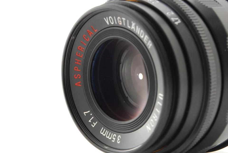 [EXC+5] Voigtlander ULTRON 35mm f/1.7 Aspherical Black L39 LTM From JAPAN - Image 3 of 4