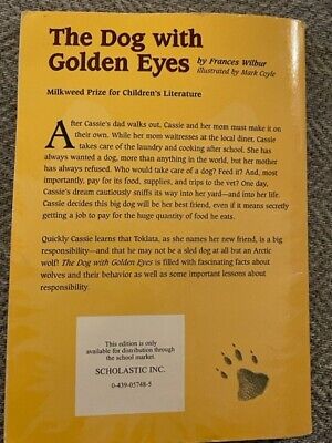 The Dog With Golden Eyes 1999 by Frances Wilbur 0439057485 for sale online