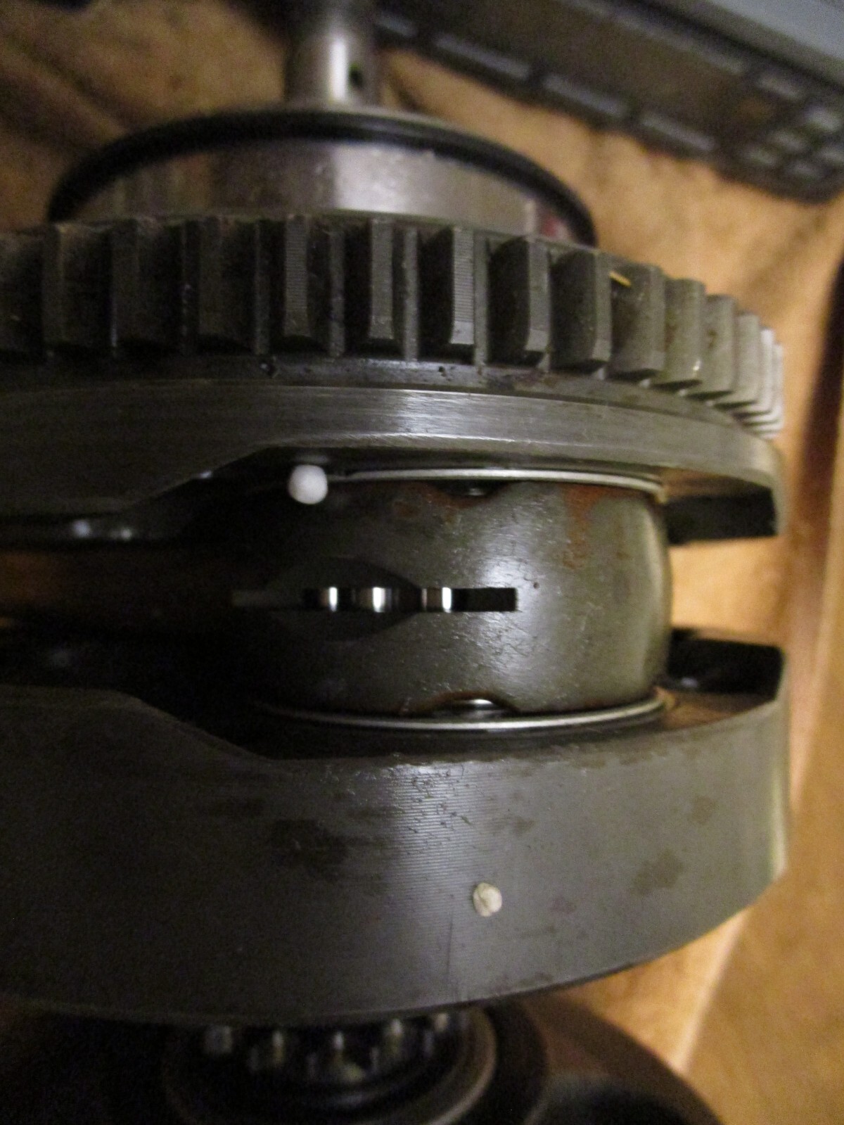 1975 Yamaha XS650 Engine crankshaft crank connecting rods assembly