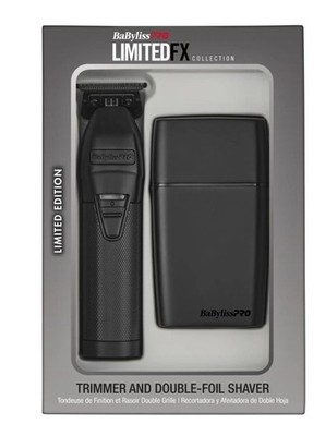 BaBylissPRO LimitedFX Collection Trimmer & Shaver Set Matte Black | FXDUOFS2TMB