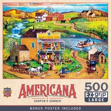 MasterPieces - Americana - Cooper's Corner 500 Piece EZ Grip Jigsaw Puzzle