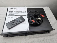 TASCAM CD-RW900MKii PROFESSIONAL CD REWRITEABLE RECORDER WITH REMOTE AND INSTRU