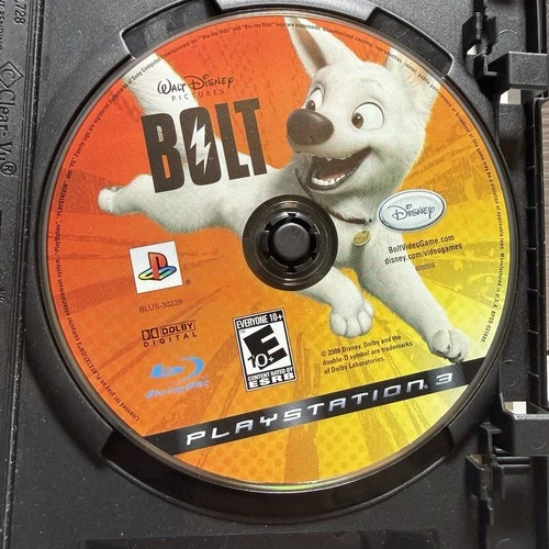 Walt Disney's Bolt (Sony PlayStation 3, 2008) PS3 Disc Only