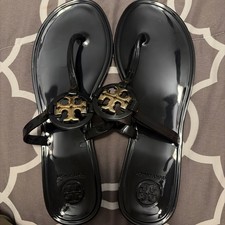 Tory Burch Size 8Thong Style Leather Womens M...